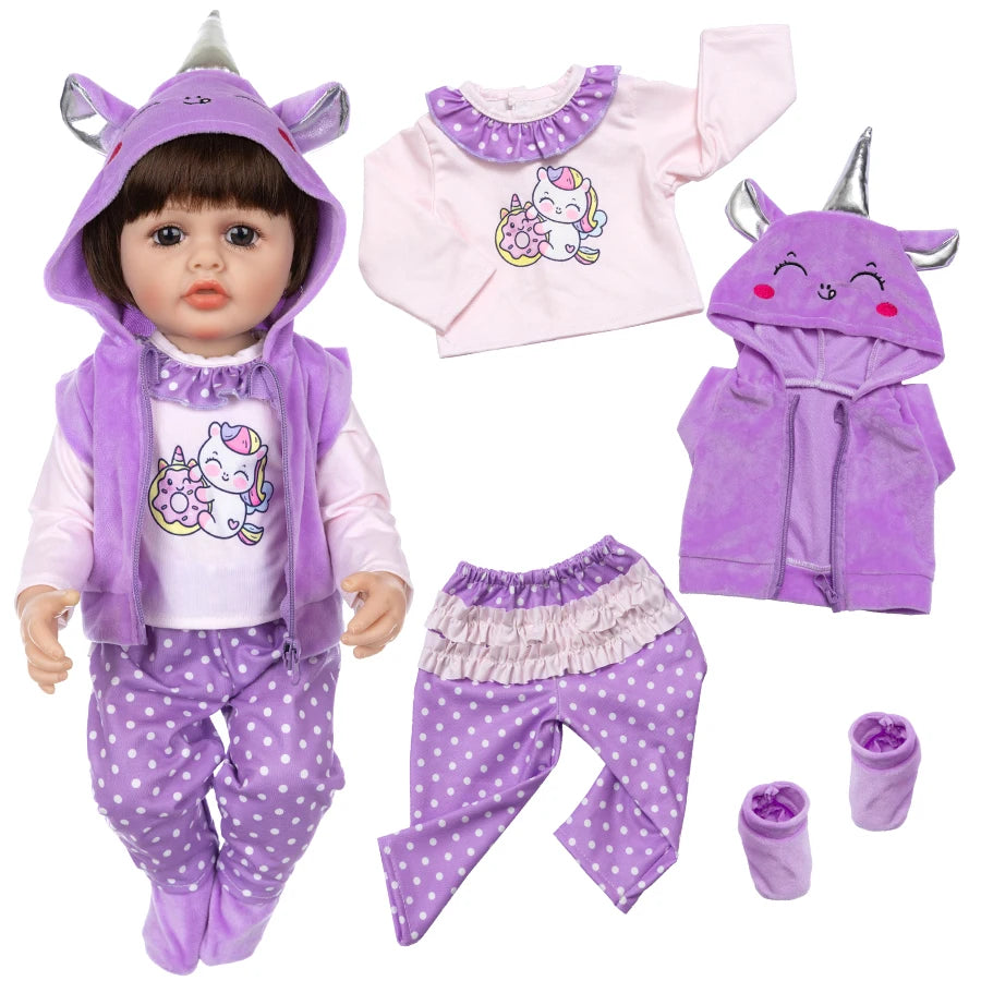 New Doll Clothes For 20-22Inch Baby Doll 50-55cm Reborn Babies Doll Clothes.