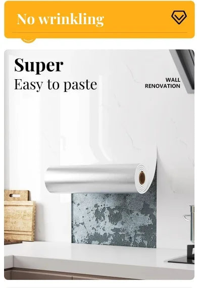 1 roll 40cm thick foam marble wallpaper waterproof and antifouling wall sticker self-adhesive wallpaper bedroom decoration