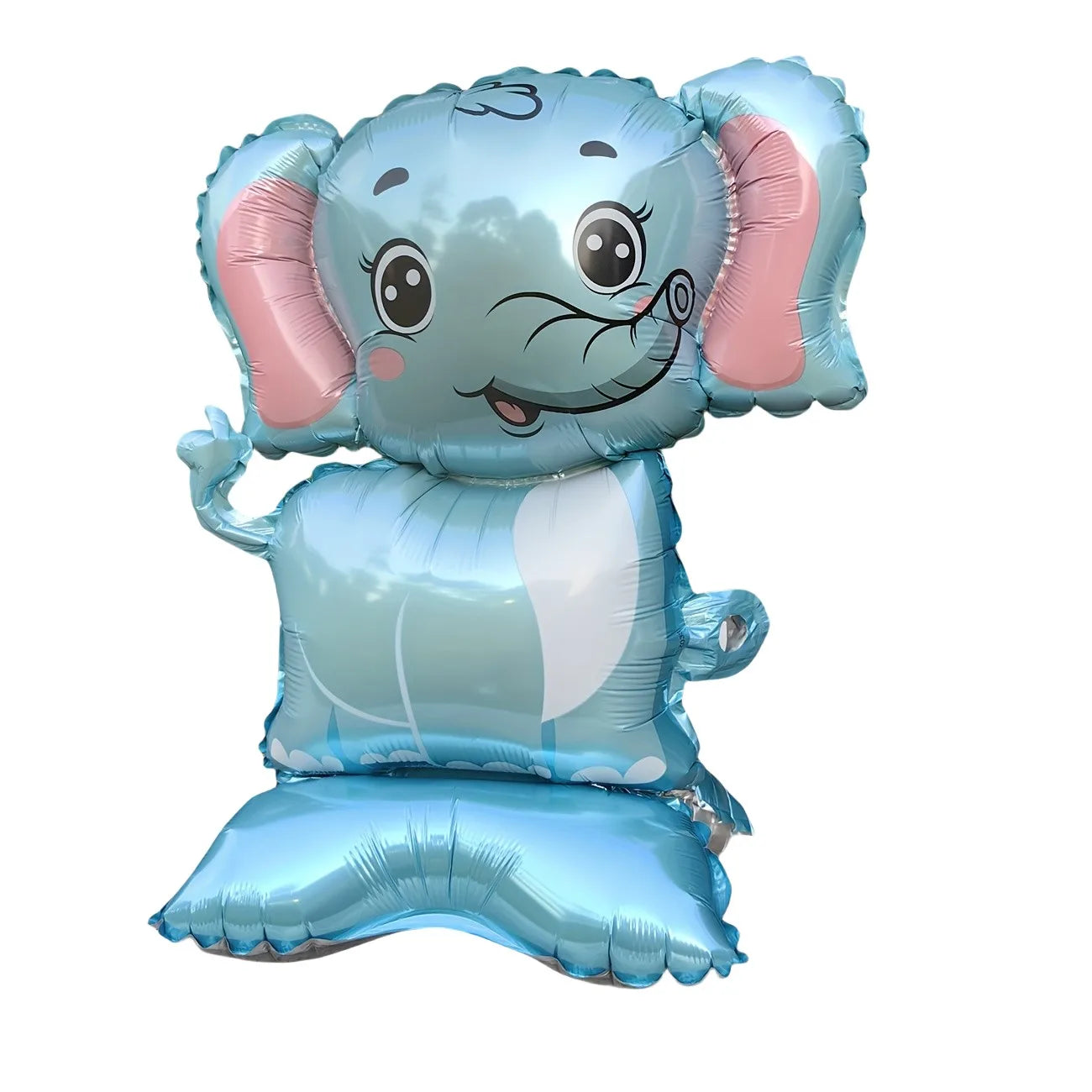 3/2 Stück Dschungel-Tier-Folienballons mit Ständer – Koala-Elefant-Fuchs für Geburtstag, Hochzeit, Karneval, Themendekorationen.