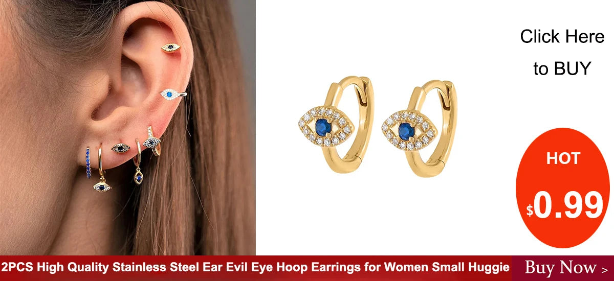 NEW IN 1 Piece Stainless Steel Mini Zircon Stud Earring Women Gold Color Helix Ear Studs Tragus Cartilage Piercing Jewelry.