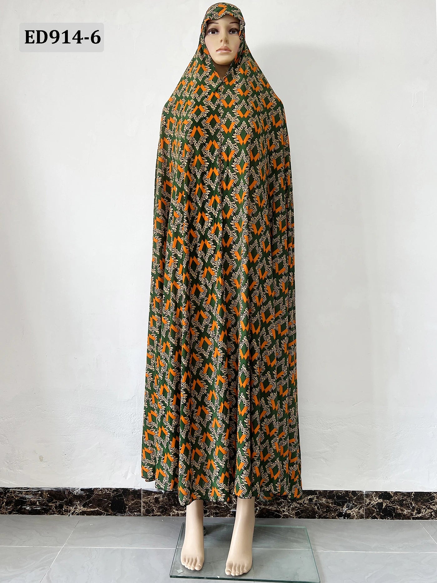 6XL  Muslim Womens Hooded Abaya African Sleeveless Prayer Garment Kaftan Dress With Hijab Floral Dubai Saudi Robe Ramadan.