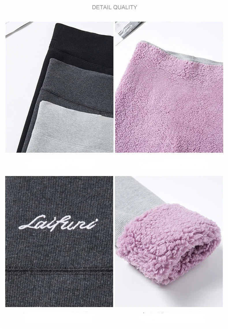 Winter Warm Leggings Women Adding Velvet and Thickening Leggings Small Feet Pencil Pants Outdoor Wearling Casual Stretchy Pants.