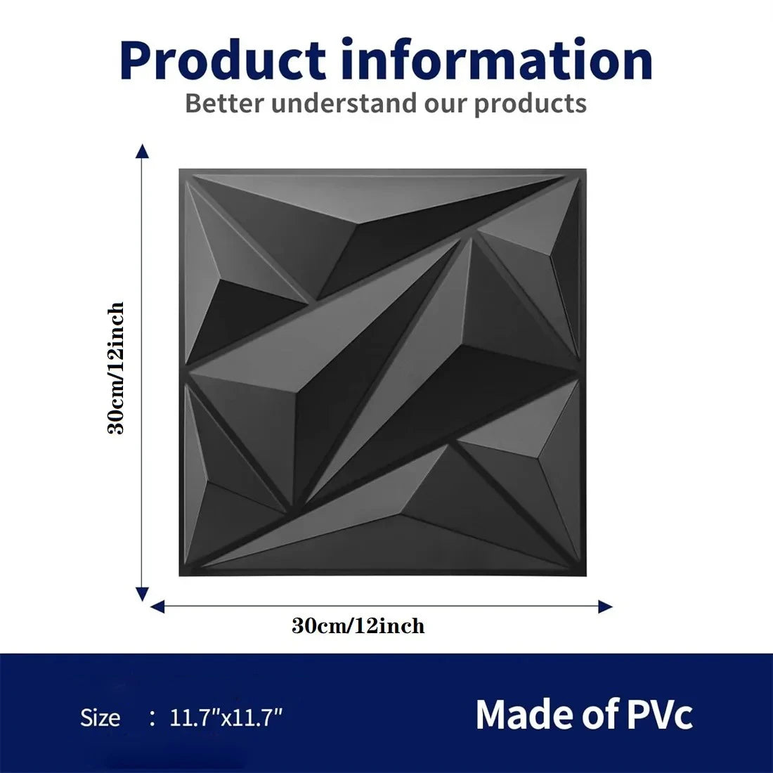 3D Wall Panels 30x30cm Indoor Wall Decoration for Bedroom Living Room background Hotel Office Mural Wall Panel DIY Home Decor