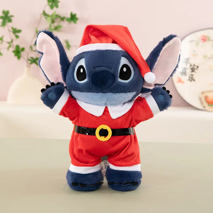 40CM Lilo and Stitch Xmas Disney Plush Toys Cartoon Anime Stuffed Kawaii Halloween Soft Stich Doll Plushie Kids Birthday Gifts.