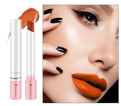 4 pcs/set Cigarette Lipstick Set Long Lasting Lip Glaze Matte Lip Gloss Waterproof Lip Stick Tube Nude Lip Tint Makeup Cosmetics.