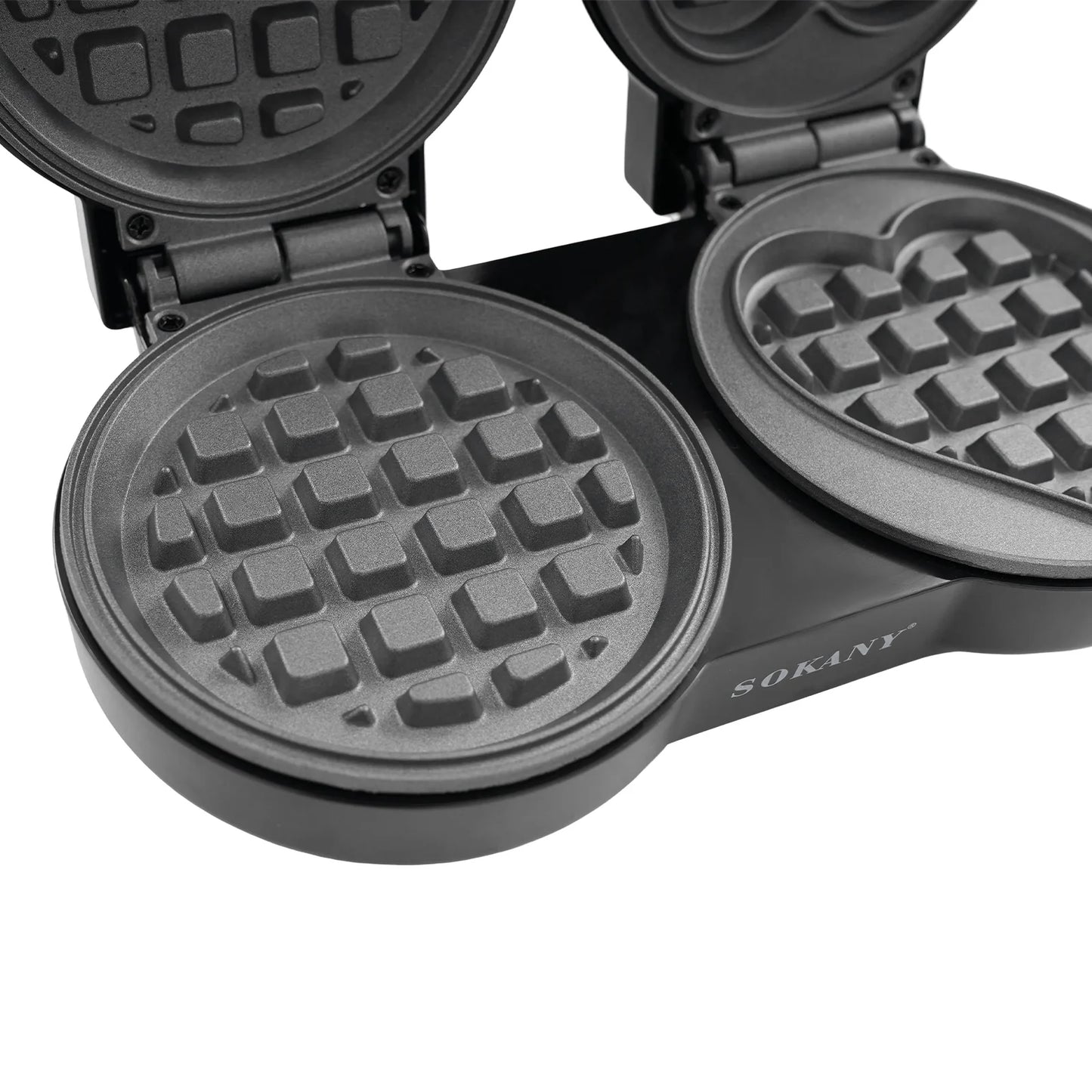 2-Slices Home Electric Waffle Maker| Non-stick Multi-function Breakfast Waffles Machine|Cooking Kitchen Appliances.