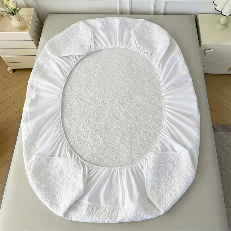 Waterproof Mattress Protector Queen King Quilted Thick Mattress Cover Anti-bacterial Fitted Sheet Bed Pad Cover 1pc.