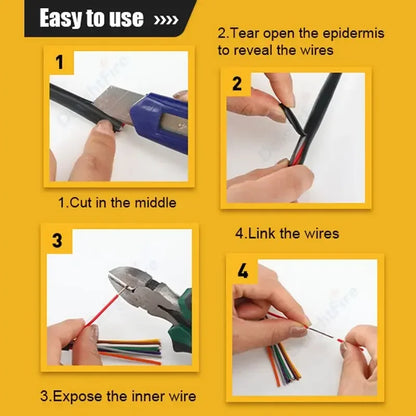 Sheathed Cable 2 3 4 5 6 7 8 Core Electrical Wire 28 26 24 22 20 18 AWG Electronic Audio Wires For Automotive Speakers LED Light.