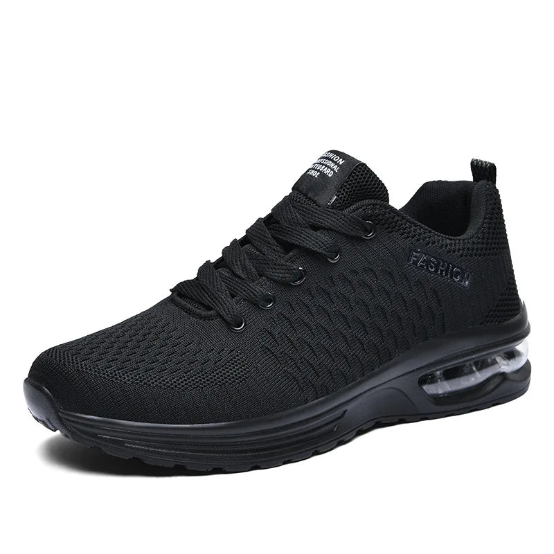 Men Running Shoes Lace Up Sneakers Fashion Lightweight Male Casual Shoes Mesh Walking Tennis Shoe Outdoor Men Shoes Plus Size 47.