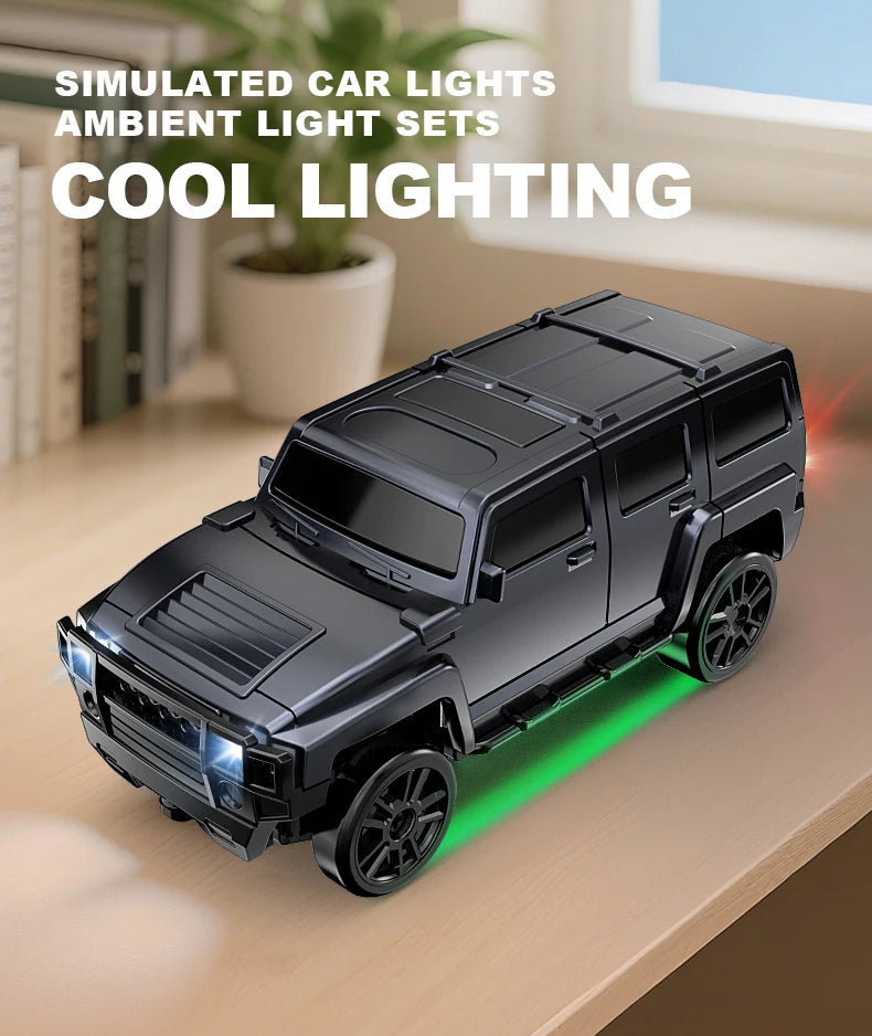 2.4G 4WD 1:64 RC Car High speed Tabletop Remote Control Car Mini Off-Road Climbing Car Mini GTR Racing Desktop Car Children Gift.