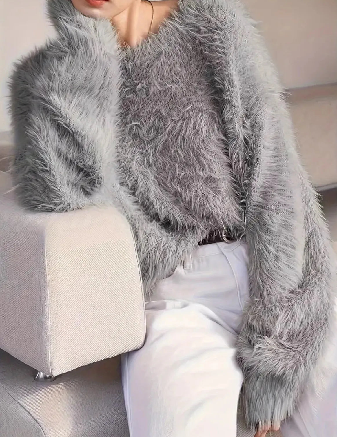 2025 Fashion Women Spring Autumn Knitted Sleeveless O-Neck Loose Pullover Sweater Tops Pull Ladies Winter Turtleneck Sweater.