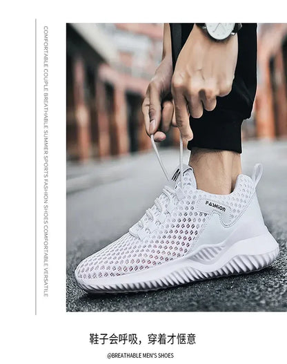Sommer Tennis Casual Mesh Schuhe Atmungsaktive Hohl training fitness Plattform Weichen Boden Läuft Leichte Vulkanisierte Schuhe