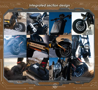 Original KuKirin G4 Max Off-Road Electric Scooter 2*1600W Motor 60V 35.2Ah 95km Max Range 86km/h Speed foldable Kick EScooter