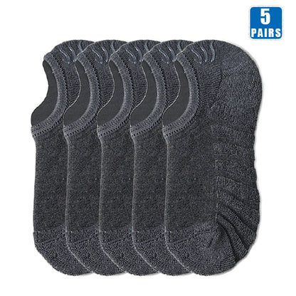 5 Pairs Men Short Socks Cotton High Quality Crew Ankle Casual Soft Low-Cut Non-Slip Breathable Summer Autumn 2022 Sock for Male.