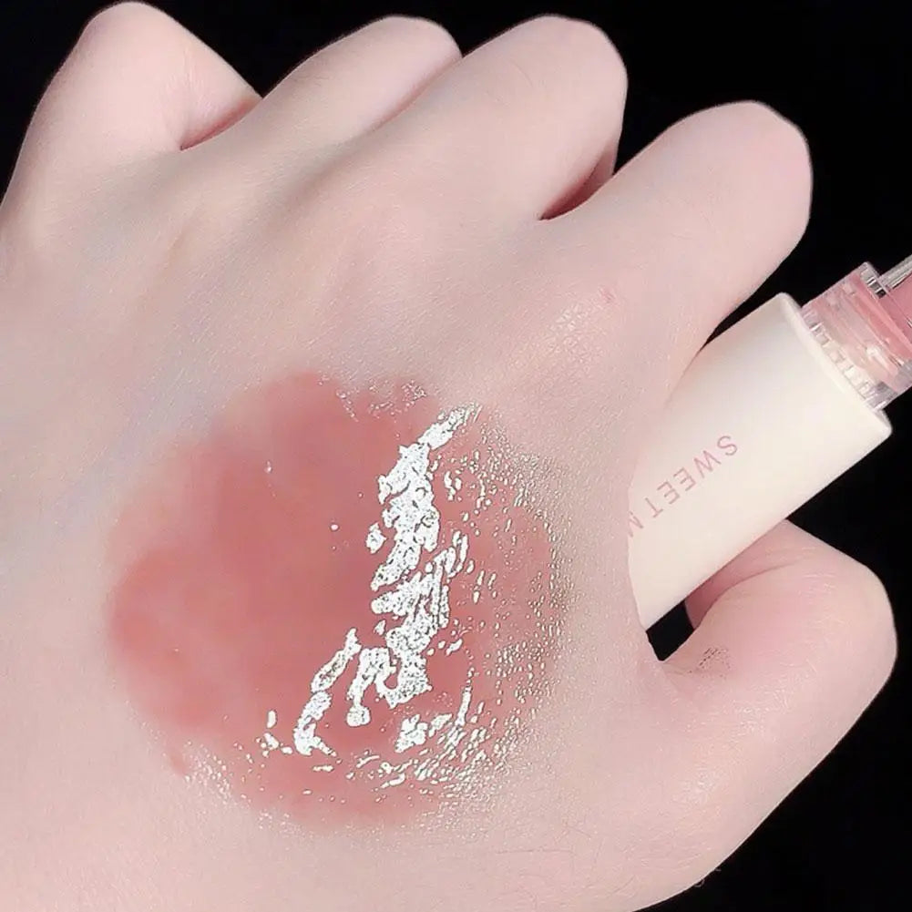 Mirror Dyeing Lip Gloss Moisturizer Liquid Lipstick Waterproof Long Lasting Red Lip Tint Korean Makeup Cosmetic.