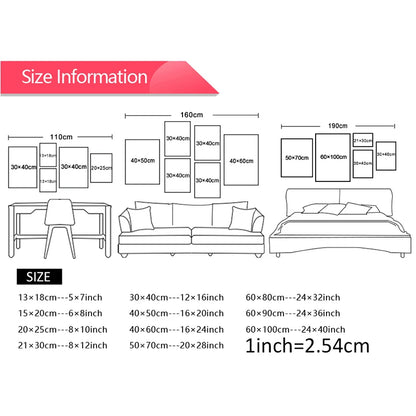 Animation Room Decor Animals Decoration Wall Art Coloured Home Decorations Canvas Painting Graffiti Cartoon Painted Decororation.