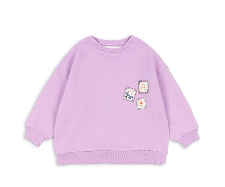 Konges Slojd Autumn Baby Boys Cotton Loose Sweatshirts Shorts Suits Kids Clothes Girls Casual Printed Striped Hoodies Tops Sets.