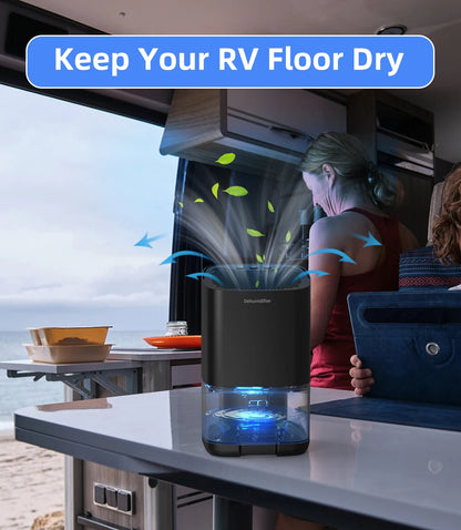 1pc 1000ml Portable Dehumidifier for Home Office and RV Eliminate Damp Mold and Moisture Easy to Use and Energy Efficient.