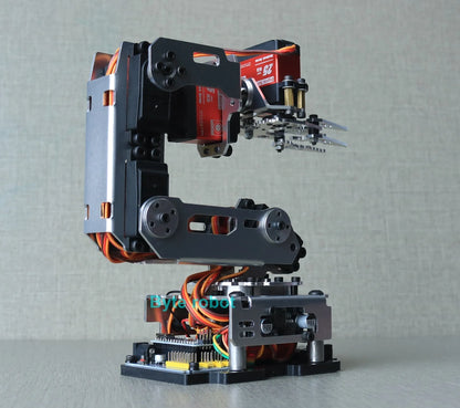 APP Control 6 Dof Metal Mechanical Arm Aluminum Alloy Bracket High Quality Robot Arm for Arduino Robot DIY Kit Programmable Arm.