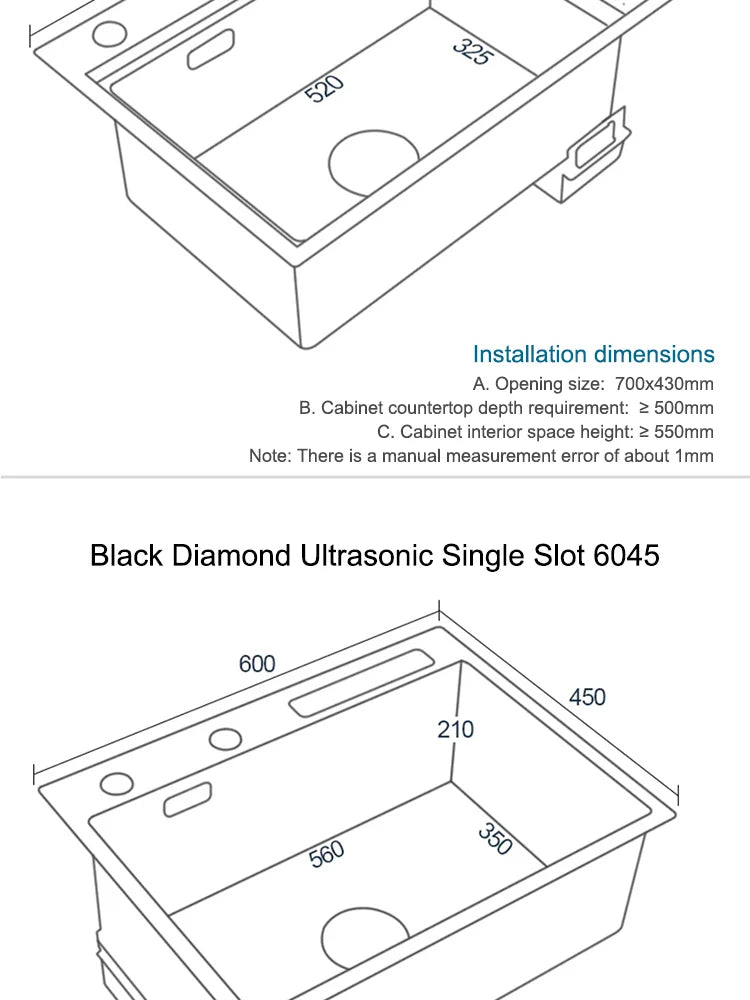 Kitchen Sink Stainless Steel Dishwashing Sink Ultrasonic Sink Dishwasher Multifunctional Intelligent Net Washer For Kitchen