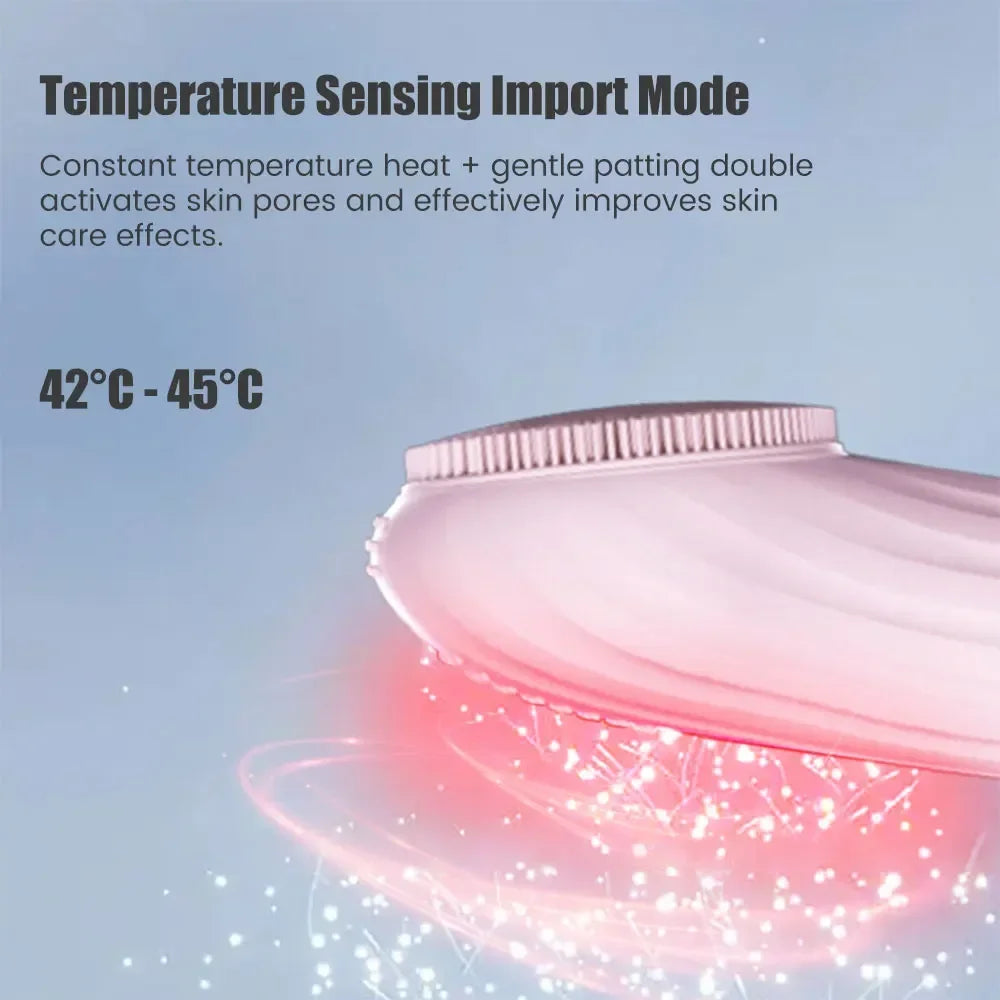 Sonic Electric Face Cleansing Device Facial Cleanser Facial Cleansing Machine Skin Scrubber Skin Massager Skin Care Tools Beauty.