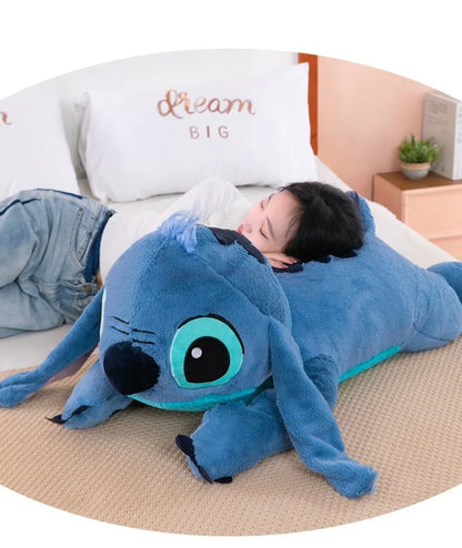 45-80cm Lilo & Stitch Disney Plush Doll Big Stuffed Animals Toys Pillow for Sleep Children Birthday Gift Valentine's Day Present