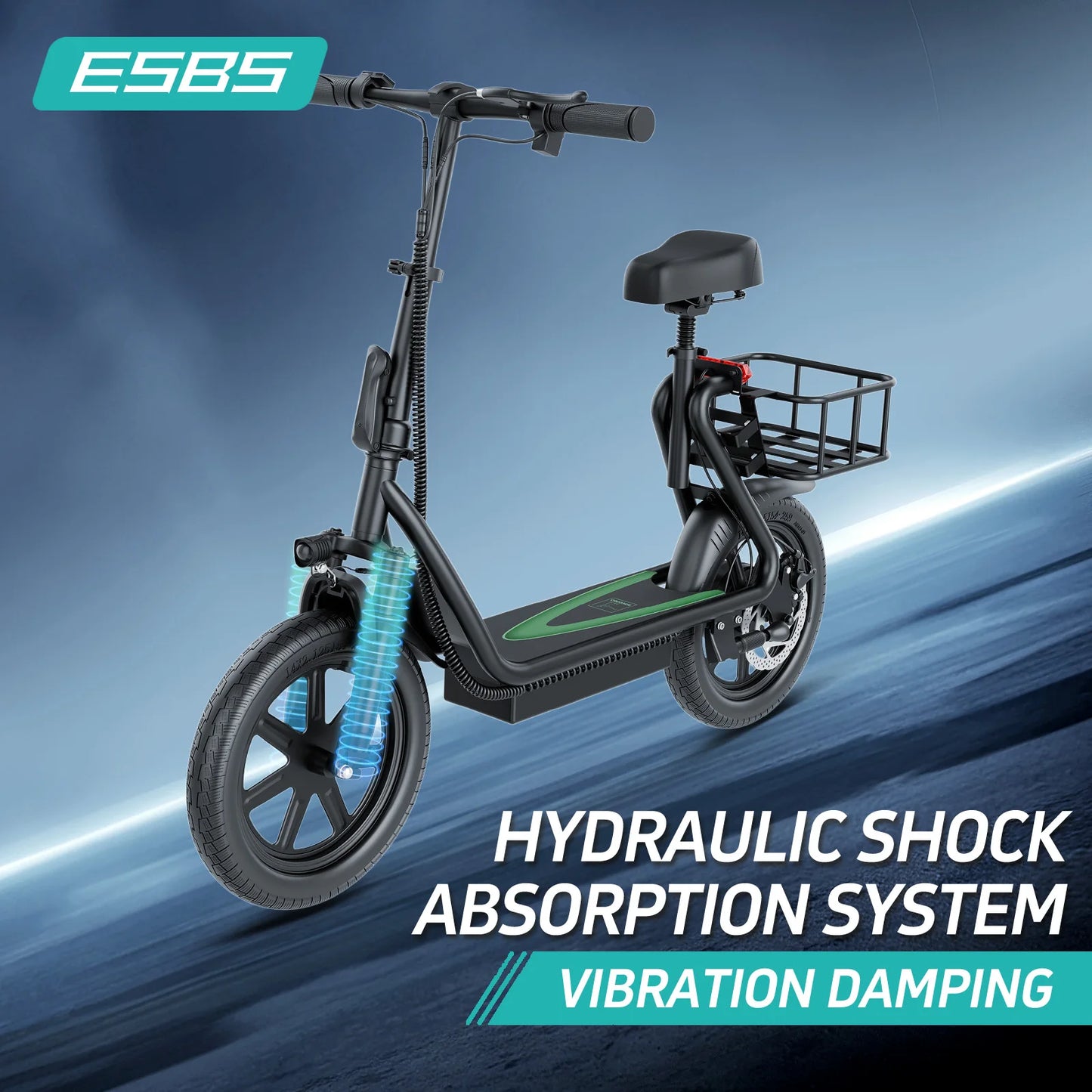 New Design Electric Scooter for Adults 350W/500W AOVOPRO High Performance Motor Foldable Escooter with 25/45KM Commute Range.
