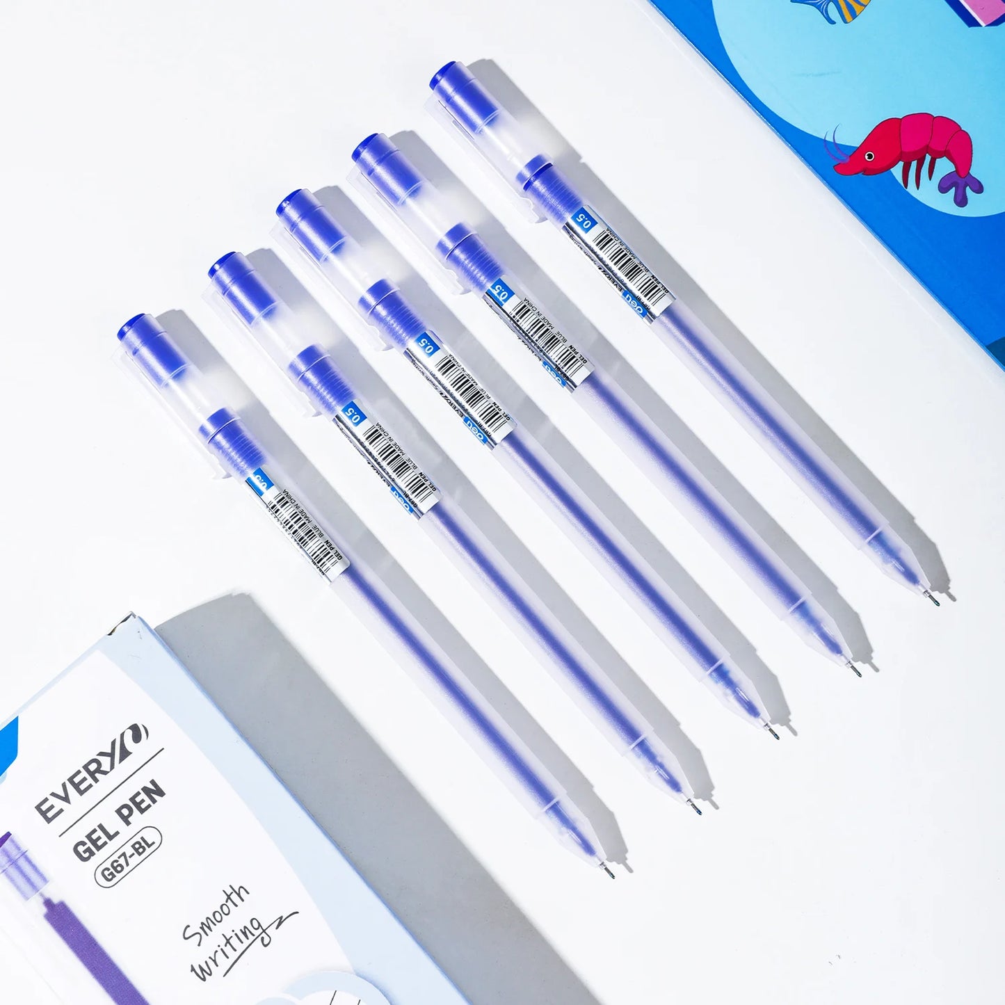Deli 12 Teile/satz Gel Stift Schule Stifte Set Stift 0,5 MM Farbe Tinte Schreibwaren Student LieferungenWasser-basierte Stift Schreiben malerei Werkzeuge
