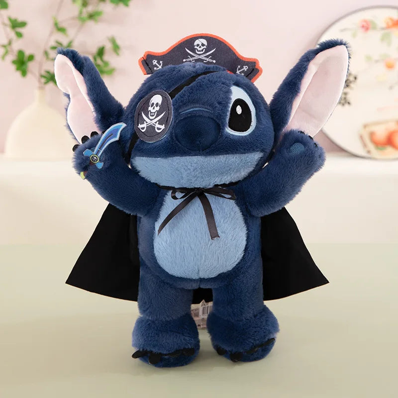 40CM Lilo and Stitch Xmas Disney Plush Toys Cartoon Anime Stuffed Kawaii Halloween Soft Stich Doll Plushie Kids Birthday Gifts.
