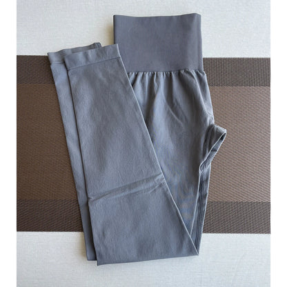 TKITK Solid Leggings Women Seamless Sports  Scrunch Bum Tights cycling shark pants Yoga shorts Gym navigation nv Workout wear