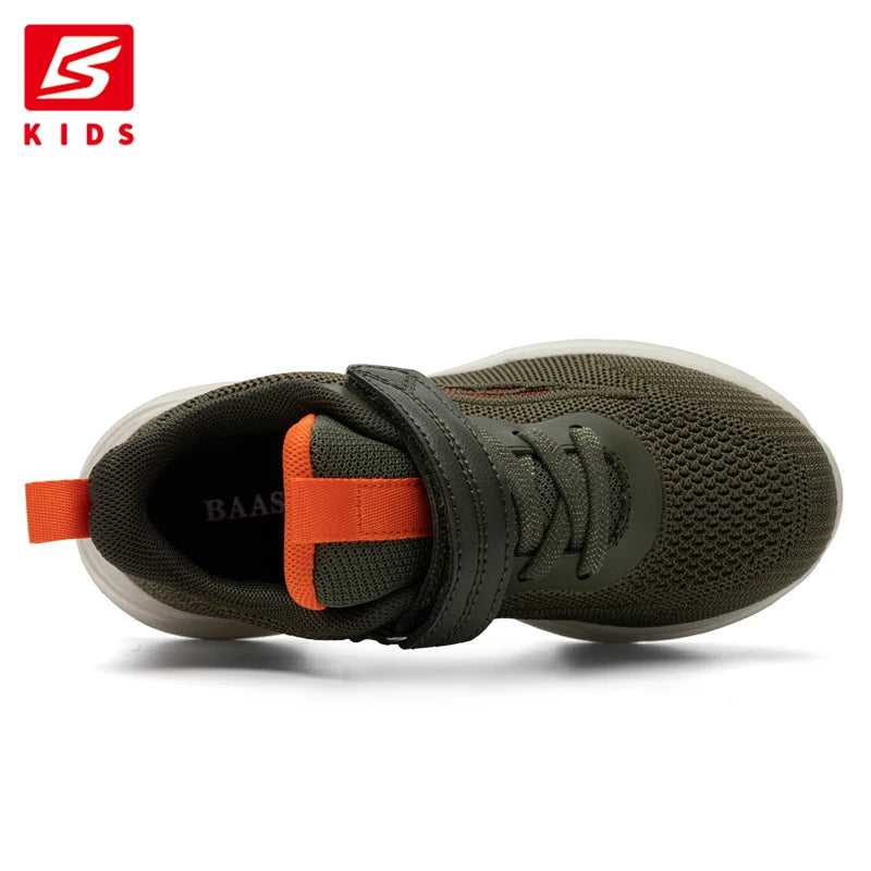 Baasploa Children Sneakers Boys Sports Shoe Tennis Casual Daily School Kids Running Shoes Walking Sneaker for Boys Free Shipping.