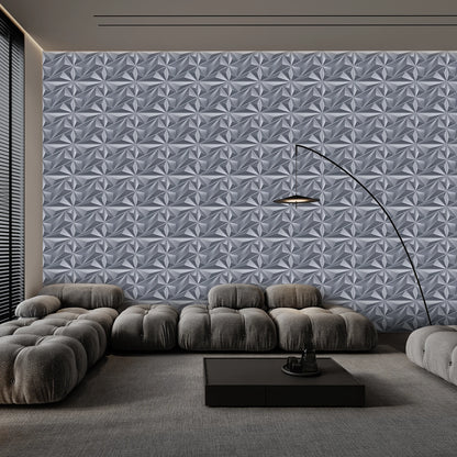 KUUJOJO 3D textured wall panel for indoor wall decoration, suitable for living room, hall, bedroom, hotel, office, send tape