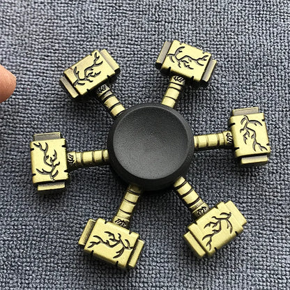 New Bronze Metal Alloy Fidget Spinner R188 Mute Bearing Hand Spinner Fingertip Gyro Stress Relief Toys For Kids Adult.