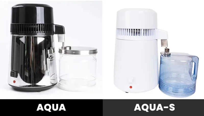DIVEDEER Water Distiller 4L Purifier Filter Dispenser Drinking Bottle Softener Dual Temp Display Overheat Protection.