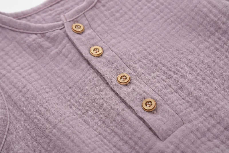 Sommer Solide Neugeborenen Baby 100% Baumwolle Leinen Bodys Junge Mädchen Ärmellose Strampler Overall Weiche Haut-freundliche Dünne Bequeme.