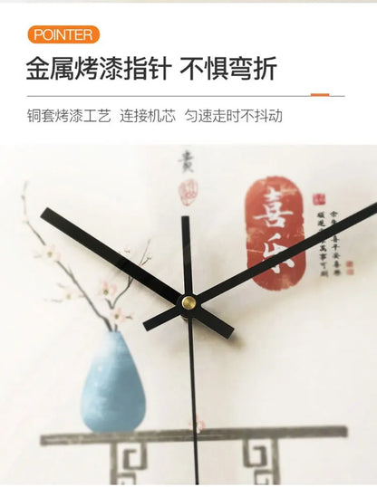 Wanduhr, Wohnzimmer mit Kalender, Zuhause, modisch, einfach, modern, Wanduhr, 2023, neuer Stil, stumm, Licht, Luxus