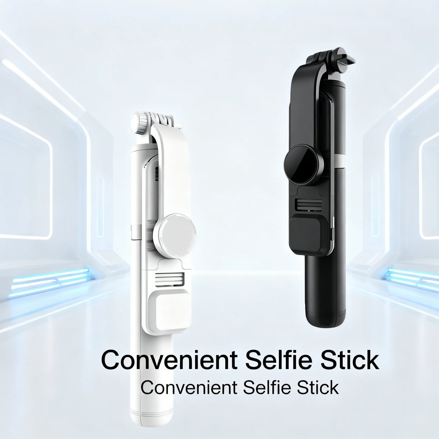 Xiaomi New Selfie Stick 1045mm Wireless Bluetooth Remote Shutter LED Fill Light Extended Stable tripod for Android IOS Cellphone.