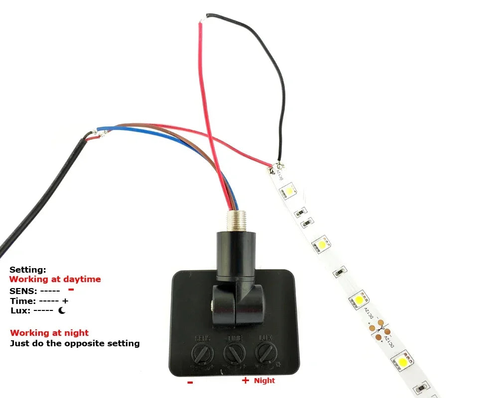 12V 220V PIR Sensor Schalter Außen Bewegungsmelder Sensor Timer 110V Automatische Infrarot Licht Schalter für 12V 220V Licht.
