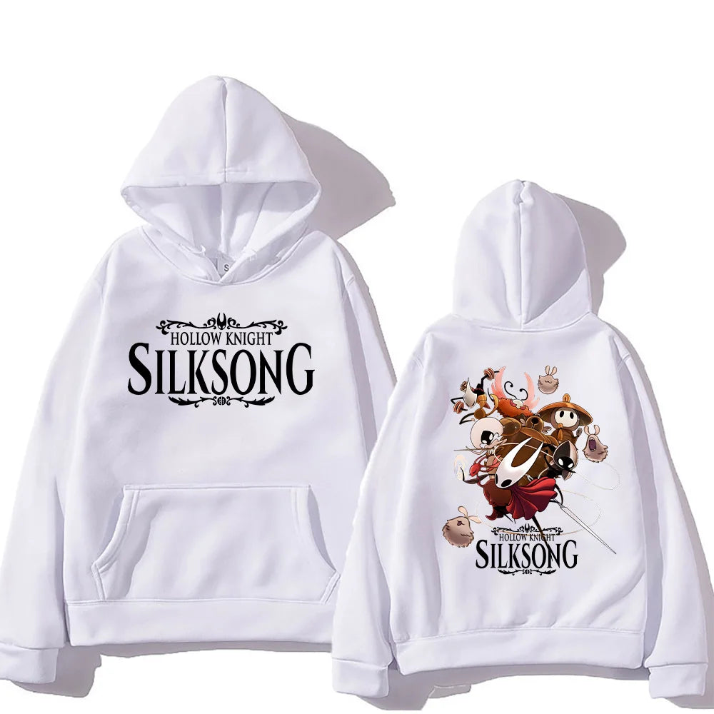 Hollow Knight Silksong Hot Game Hoodies Long Sleeve Fashion Casual Pullovers High Street Women Men Sweatshirt Fashion Streetwear.