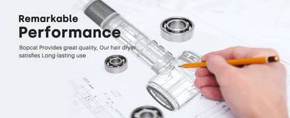 120000 RPM Hair Dryer Negative Ionic Blow Dryer Brushless Motor 40M/S Fast Drying High-Speed Low Noise Thermo-Control Hairdryer.