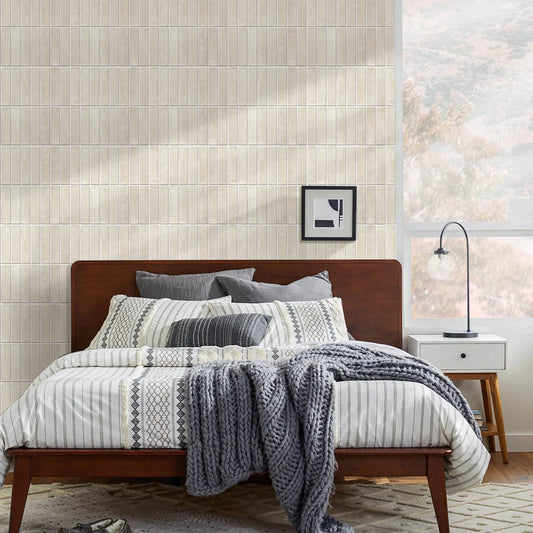 10 PCS Fish Scale Matte Peel-and-Stick Wall Panels, 30 x 30 cm, Waterproof Tiles, Living Room Splashbacks, Wall Decoration