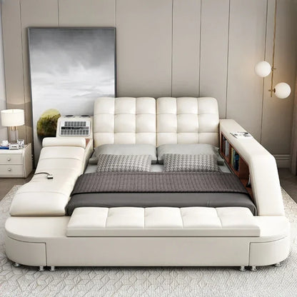 Master Under Storage Doppelbett Ästhetisches Master Nordic Multifunktionales Schlafzimmer Bettgestell Modernes Design Cama Casal Möbel