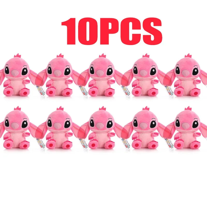 20cm Original Plush Stitch Baby Movie Cartoon Model Doll Children Action Figures Stuffed Toys Pendant Gifts.