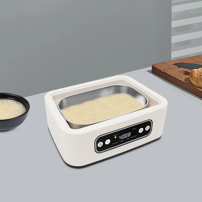 20W Square Yogurt Maker Yoghurt Making Machine LED Digital Temperature Control,with 9 Cups 100ml Each Cup.