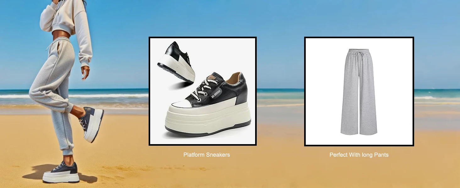 Fujin 9cm Cow Suede Genuine Leather Women Vulcanized Shoes Platform Wedge Skate Boarding High Brand Heels Casual Summer Shoes.