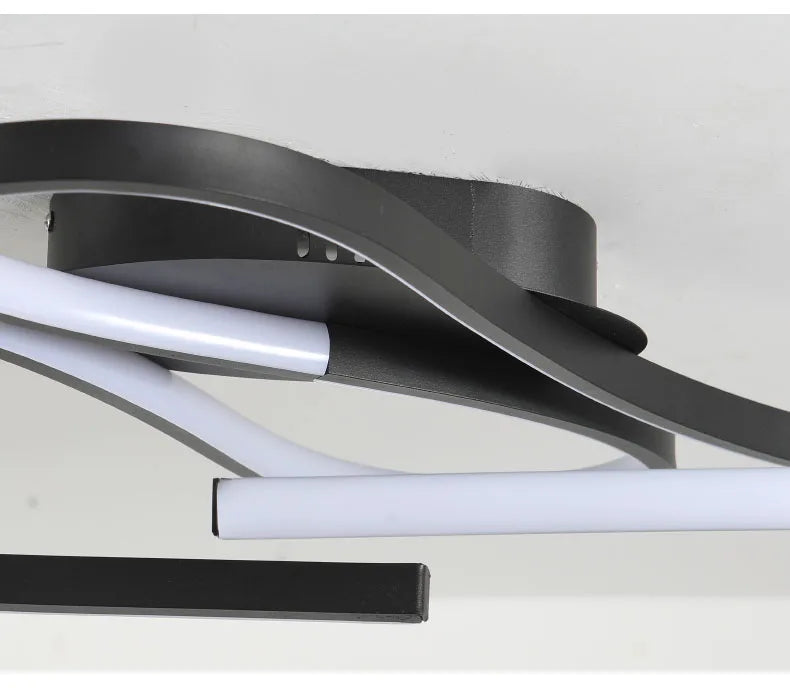 Neue Decke Moderne Kronleuchter Lichter für Wohnzimmer Schlafzimmer Arbeitszimmer Schwarz LED Deckenleuchte für Zimmer Kronleuchter Leuchten.