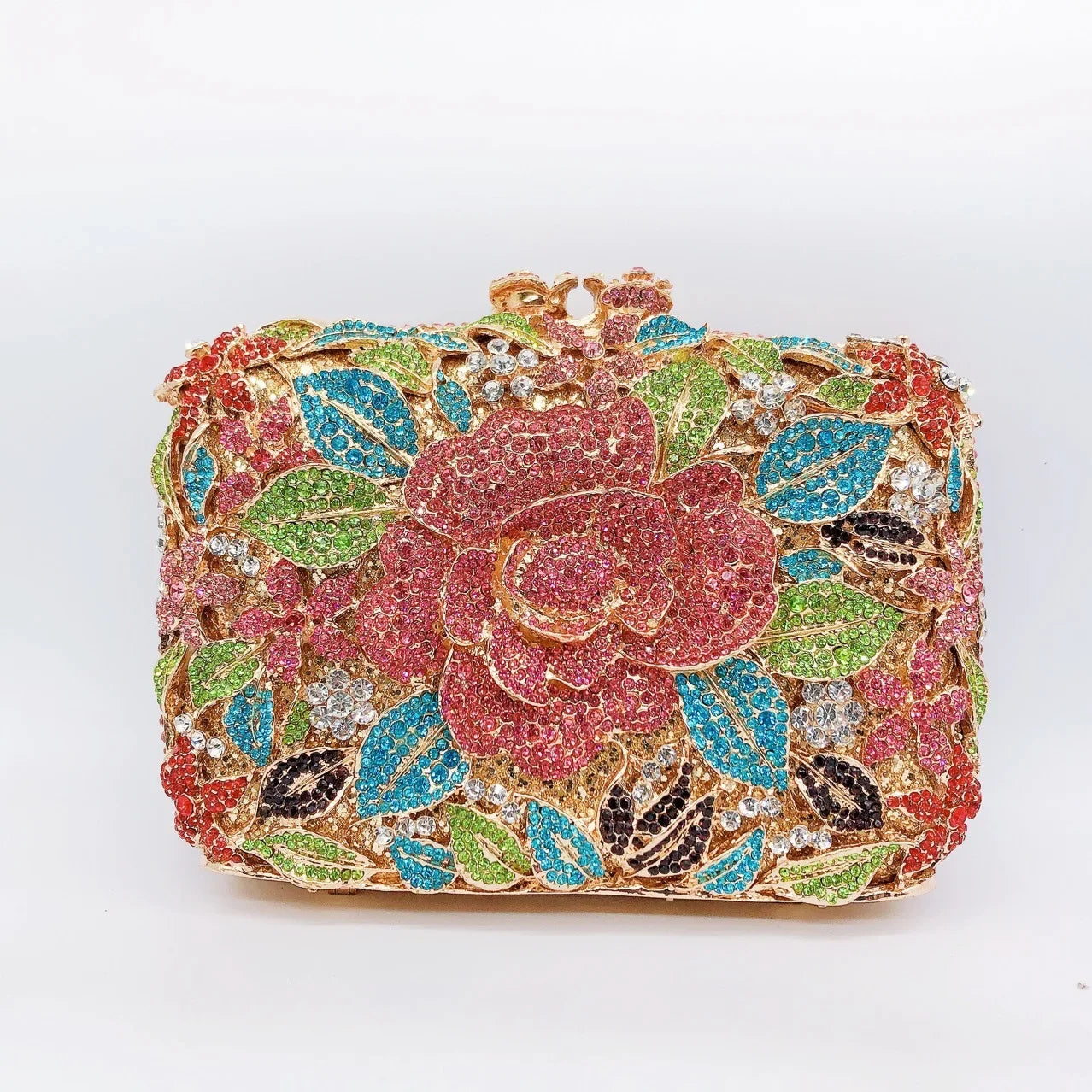 Diamond Dinner Hollow Rhinestone Banquet Clutch Bag Handtassen Dames Bolsos De Fiesta Para Mujer Boda Women's Rhinestone Handbag.