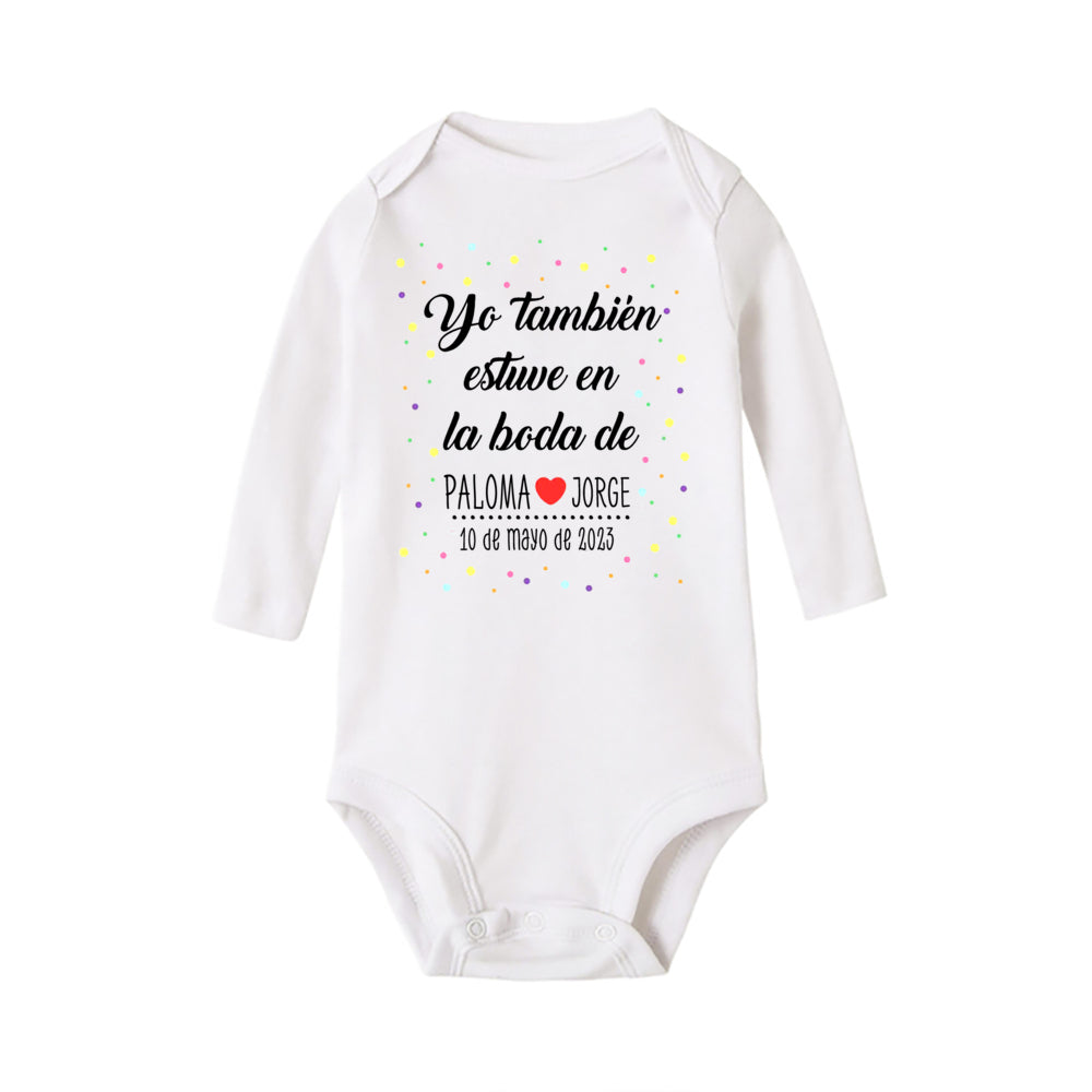 Personalisierter Baby-Body „I Also Attended The Wedding“, individueller Name, Baby-Overall, Hochzeit, Kleinkind, Kleinkind, Junge, Mädchen, Strampler, Outfits.