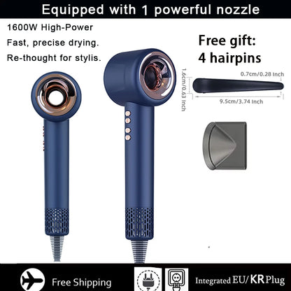 1600W Super Hair Dryer Leafless Hair dryer Personal Hair Care Styling Negative Ion Tool Constant Anion Electric Hair Dryers