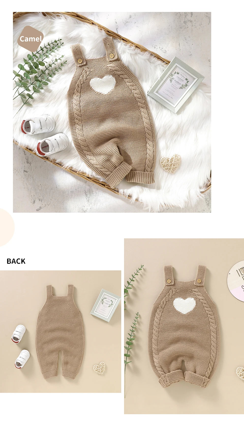 Baby Strampler Ärmellose Neugeborene Mädchen Gestrickte Strap Overalls Playsuits 0-18m Einem Stück Infant Outwear Overalls Kinder Kleidung.